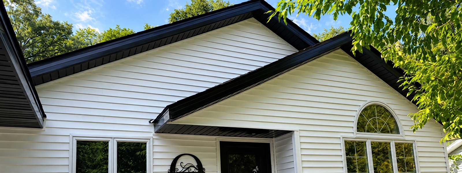 Black Seamless Gutters Restoration Project in Red Wing MN