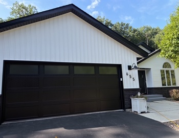 Black Seamless Gutters Restoration Project in Red Wing MN